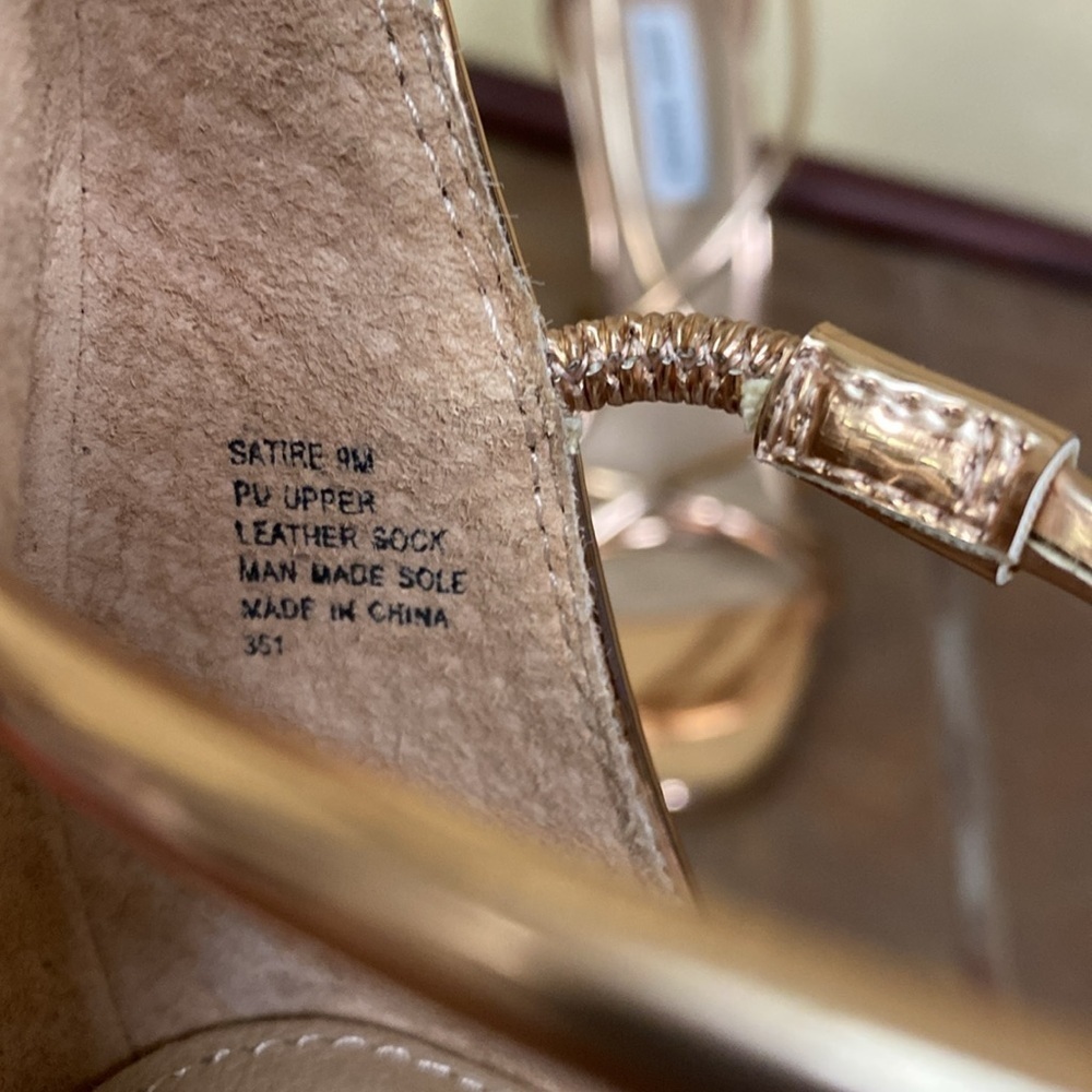 Steve Madden ‘Satire’ rose gold/copper heels size 9 - Picture 3 of 7